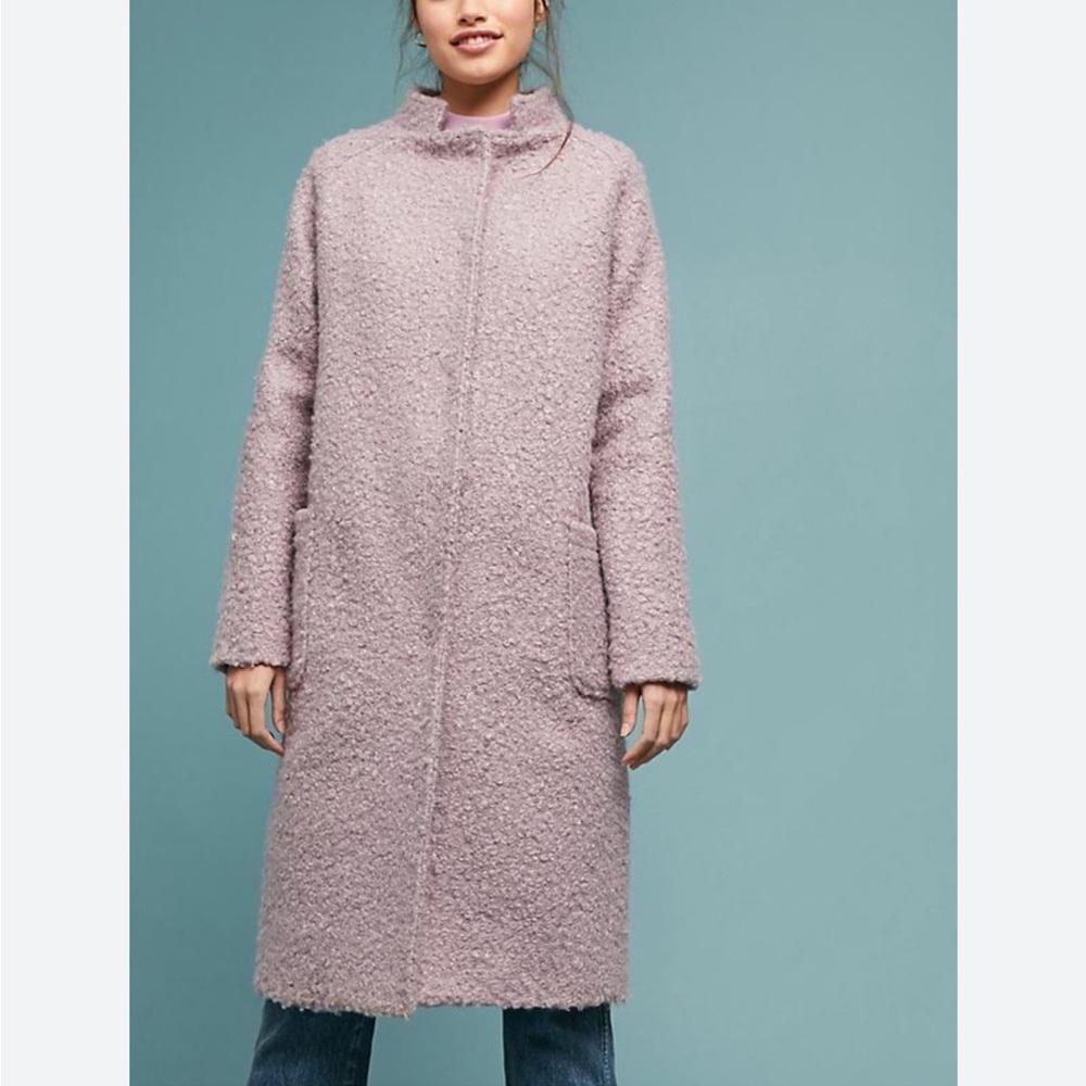 Greylin boucle Coat; size M/P